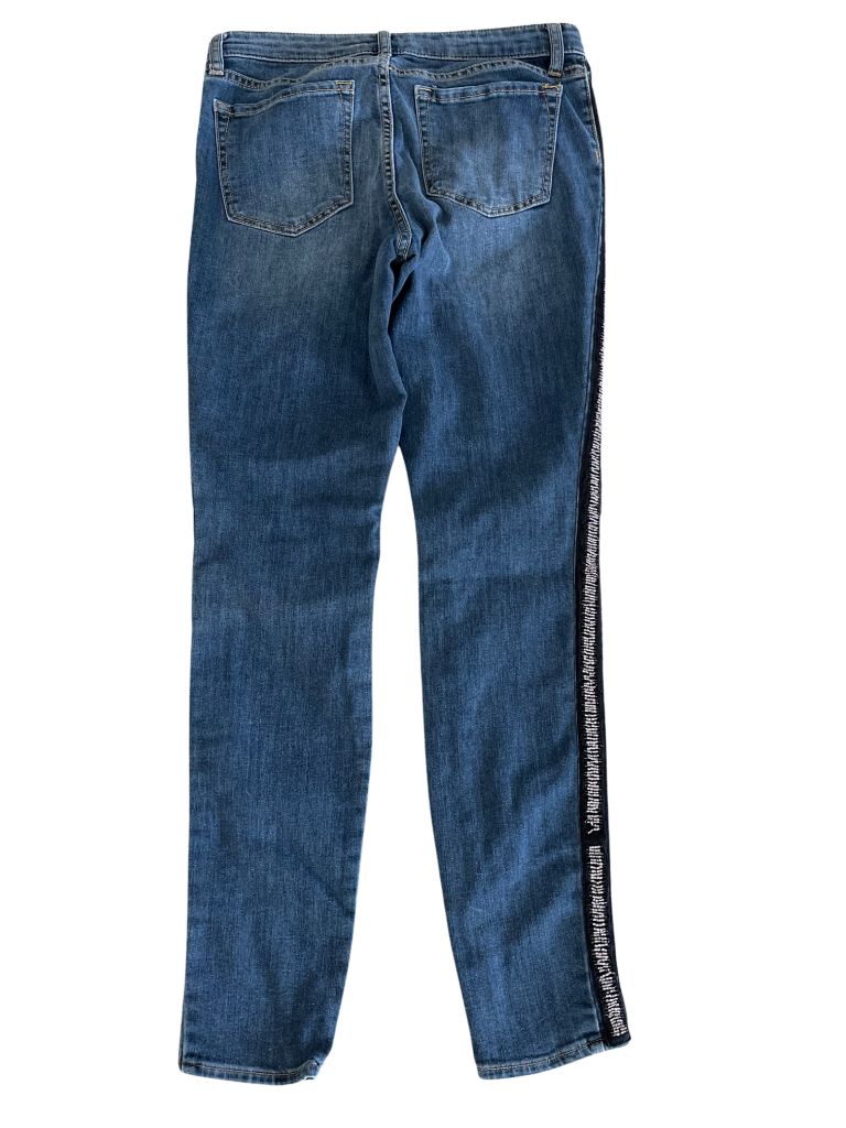 Gap Blue Jean Leggings with Bead Embellishment on Legs