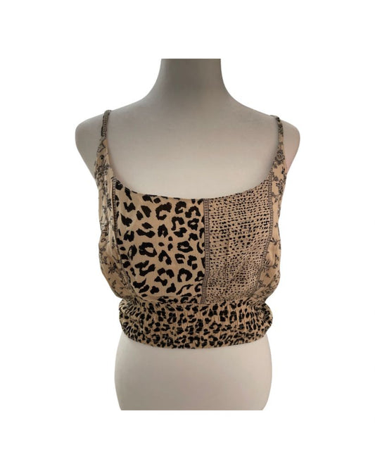 Goa Beachware by Japna Animal Print Crop