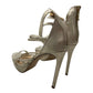 Guess Ivory Metallic Stiletto Heels