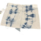 H&M Blue and White Acid Washed Jean Mini Skirt with Raw Hem