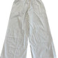 Hongsui White Cotton/Linen Wide Leg Pants (NWT)
