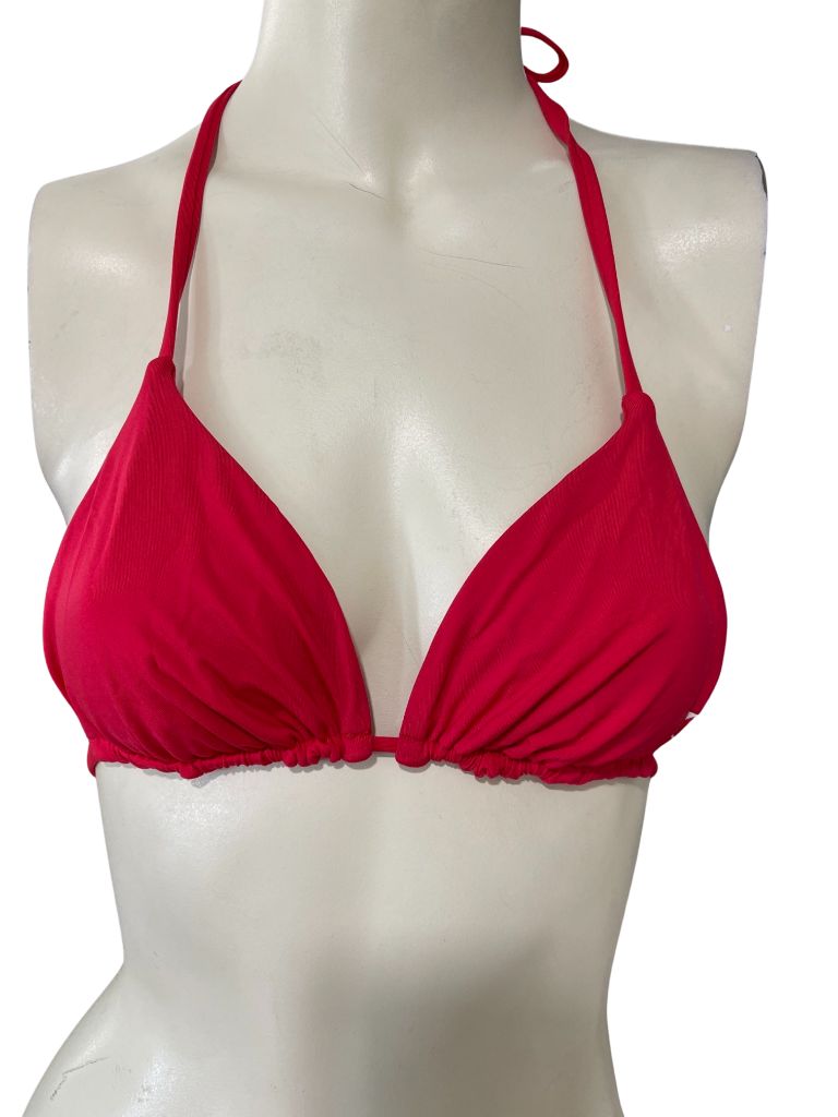 Hurley Red Standard Solid Itsy Bitsy Bikini Top