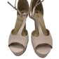 IDIFU Pink Platform Chunky T-Strap Heels