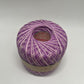 J. & P. Coats Purple & White Ombre "Knit-Cro-Sheen" Yarn Cone