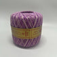 J. & P. Coats Purple & White Ombre "Knit-Cro-Sheen" Yarn Cone