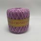 J. & P. Coats Purple & White Ombre "Knit-Cro-Sheen" Yarn Cone