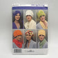 Simplicity 2494 Fleece Hats Sewing Pattern Size A