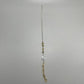 Honey Calcite and Yellow Agate Beaded Hanging Wall Decor