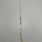 Honey Calcite and Yellow Agate Beaded Hanging Wall Decor