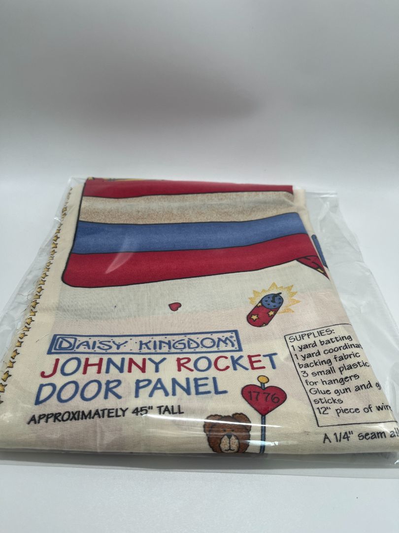 Daisy Kingdom 'Johnny Rocket' Door Panel  Fabric Pattern