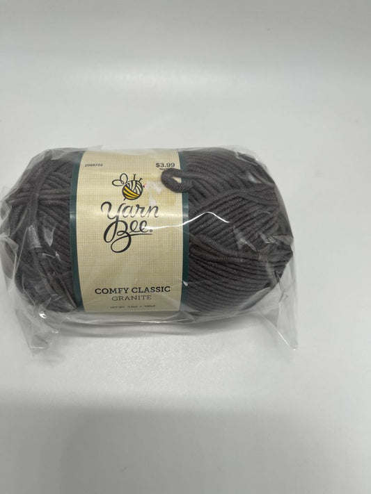 Yarn Bee Comfy Classic 'Granite' Grey Yarn