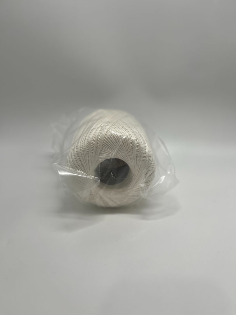 White Embroidery Floss & Yarn