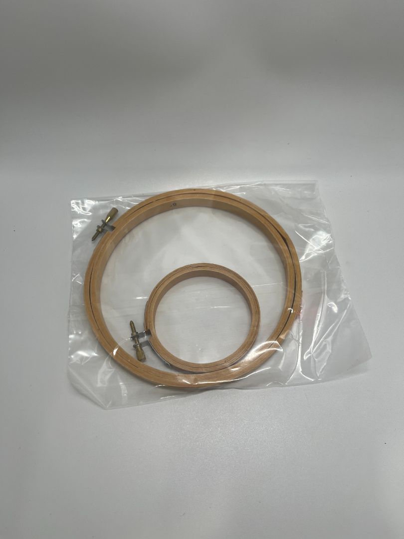 Wood 3" & 6" Embroidery Craft Hoops