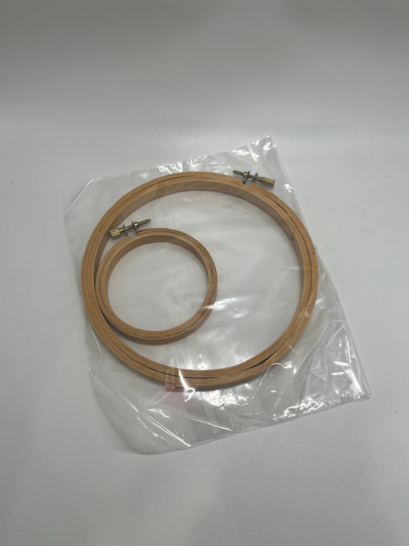 Wood 3" & 6" Embroidery Craft Hoops