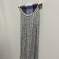 Grey & Purple Bohemian Bamboo Macrame Wall Hanging