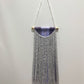 Grey & Purple Bohemian Bamboo Macrame Wall Hanging