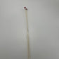 White Size 6 Plastic Knitting Needles