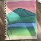 Pink Sunrise Landscape | Colored Pencils