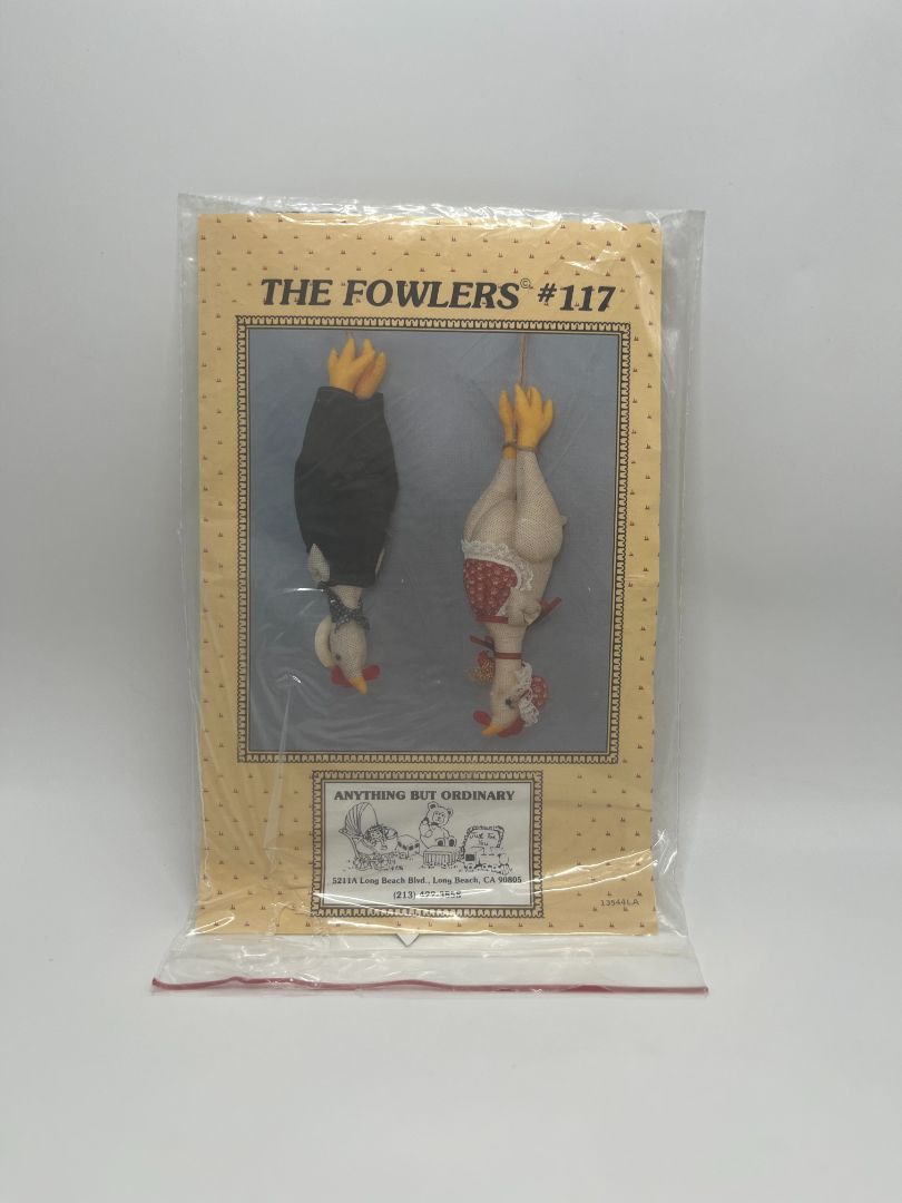 Vintage Anything But Ordinary The Fowlers #117 PRECUT Sewing Pattern