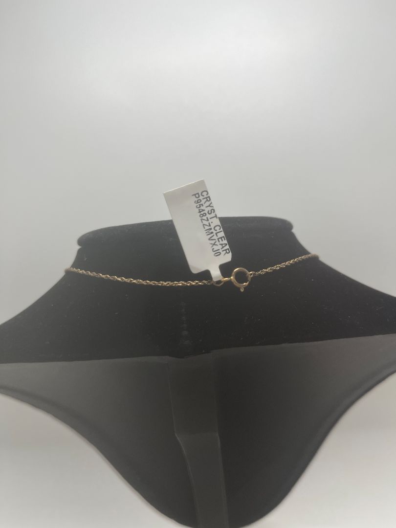 Vintage 18K Vermeil & Lab Grown Garnet Pendant Necklace