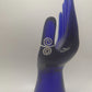Double Spiral Adjustable Size 8 Ring | Silver
