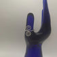Double Spiral Adjustable Size 8 Ring | Silver
