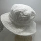 Dorfman Pacific White Terry Cloth 100% Cotton Bucket Hat