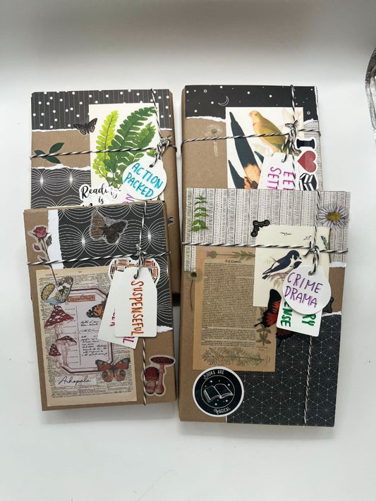 Thriller Blind Book Date | Surprise Selection Bookish | Collage Art