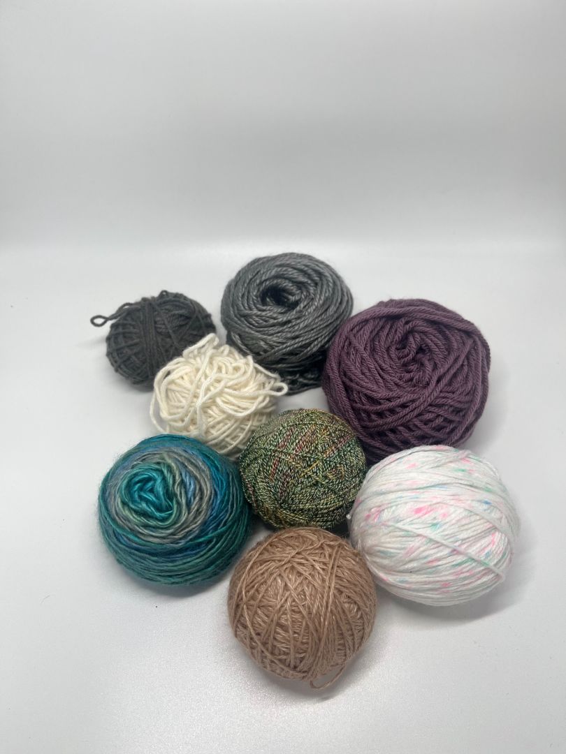 Unknown Amount Scrap Yarn (each sold seperately)