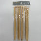 Long Bamboo 8pcs Knitting Needles