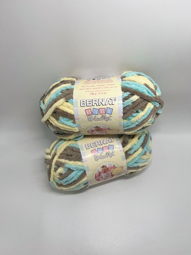 Bernat Baby Blanket 1 Skein Beach Babe Yarn