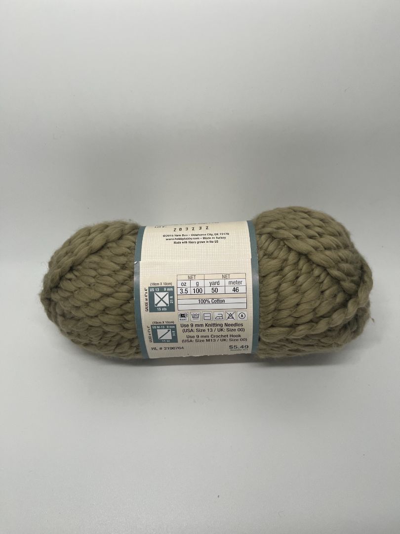 Yarn Bee Bulky Dusty Sage 1 Skein Yarn