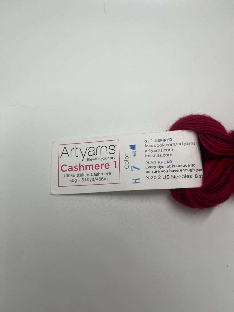 Artyarns 100% Italian Cashmere Mixed Red Yarn