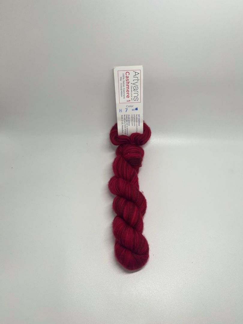 Artyarns 100% Italian Cashmere Mixed Red Yarn