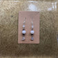 Garnet, Rose Quartz, & Sunstone Gemstone Earrings | Hand-Crafted by Recycled Threads