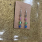 Multicolor Garden-Inspired Beaded Earrings | Sterling Silver | Handmade by Recycled Threads