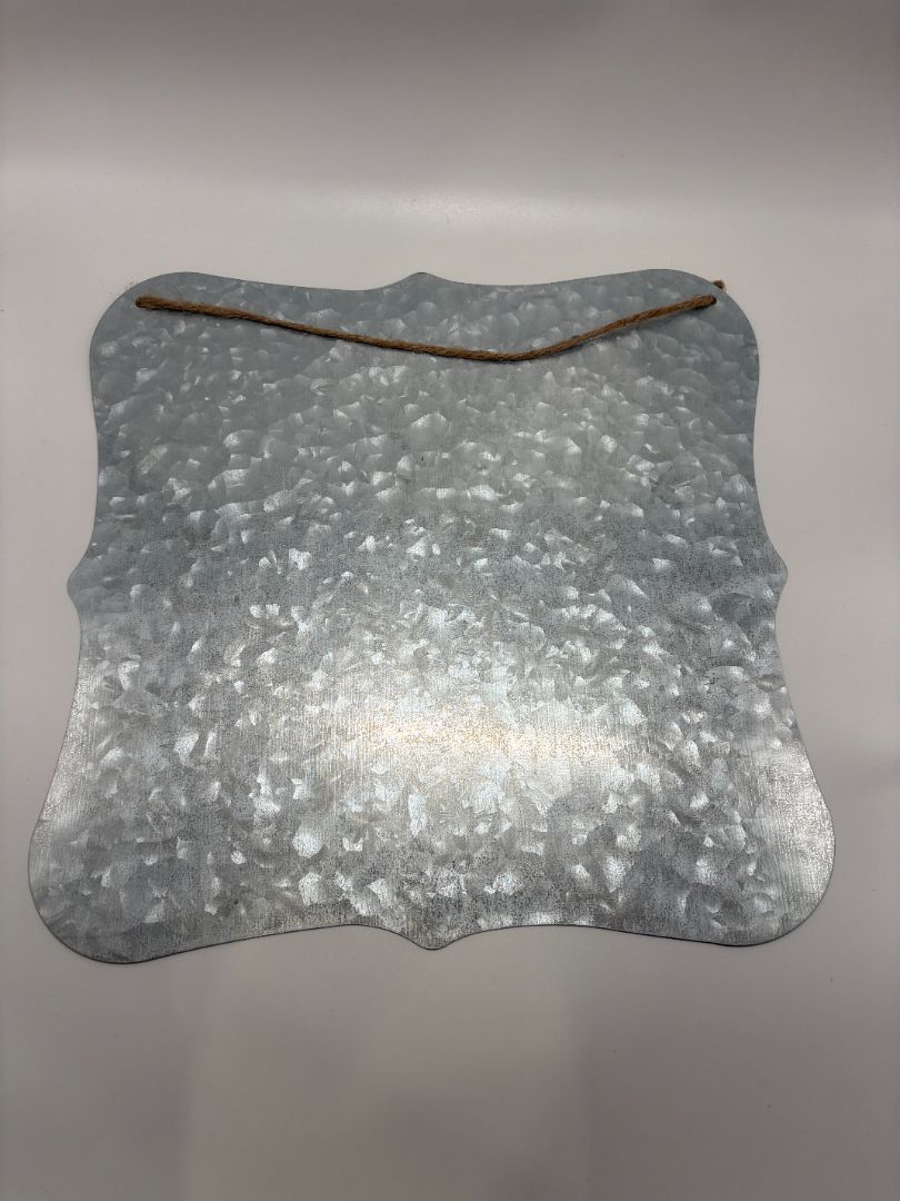 Artminds Silver-Toned Metal Large Hanging Plaque