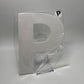 Recollections White Chipboard Letter "P" Embellishment