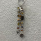 Tiger's Eye w/ "Om" Charm + Elephant Bag Charm/Keychain