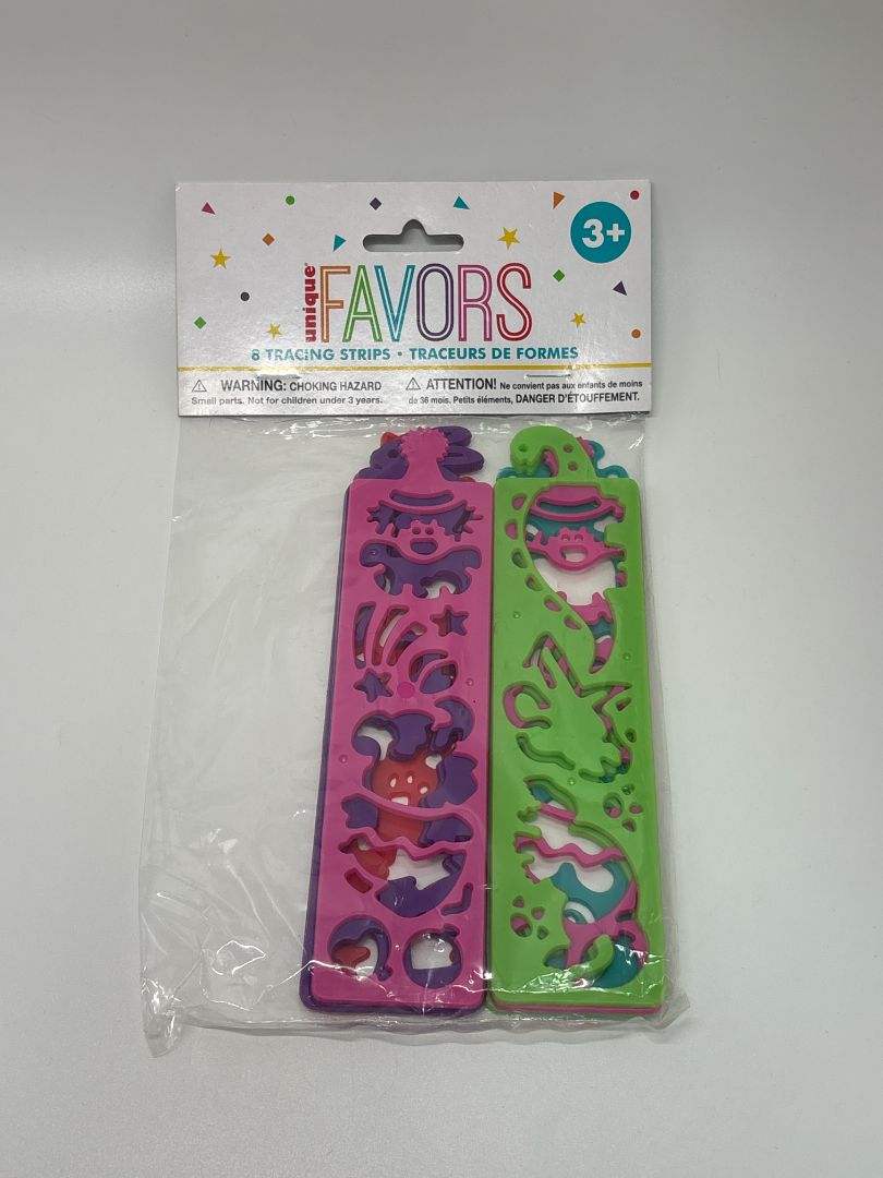 Unique Party Favors Tracing Strips 8PC 15cm