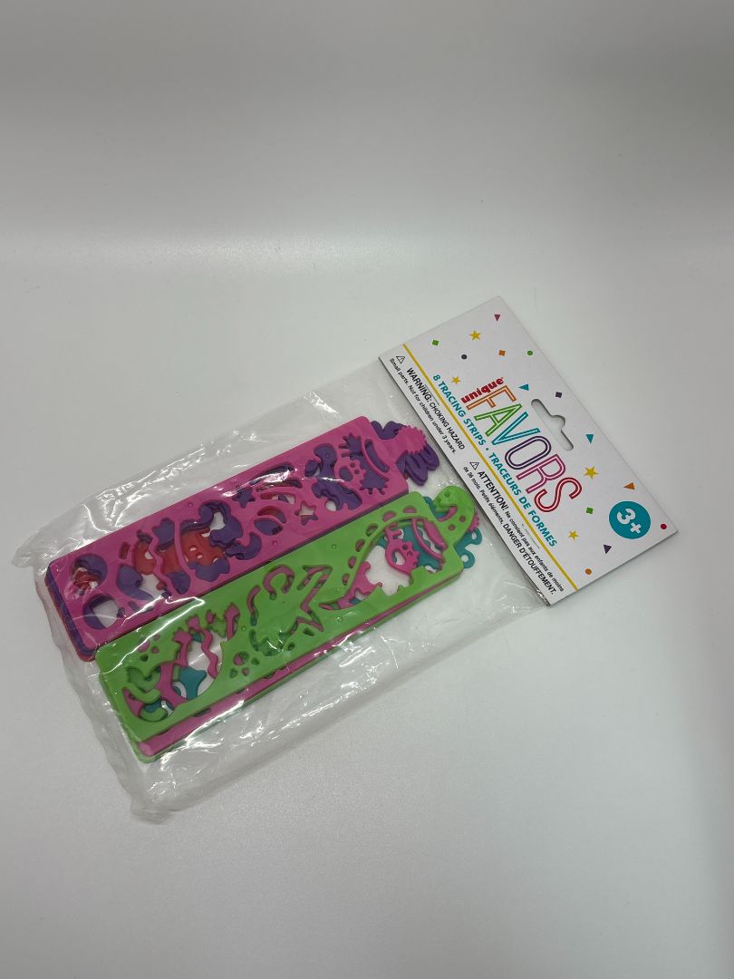 Unique Party Favors Tracing Strips 8PC 15cm