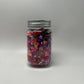 Craft Pink Red Purple Bead Soup Mix | Glass Acrylic Clay Beads