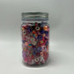 Craft Pink Red Purple Bead Soup Mix | Glass Acrylic Clay Beads