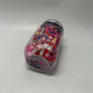Craft Pink Red Purple Bead Soup Mix | Glass Acrylic Clay Beads