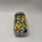 Cool Tone Mixed Bead Soup Jar (Glass, Acrylic & Clay)
