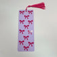 Pink & Purple Two-Toned Coquette Bow Bookmark | Pink Tassel | Hand Crafted