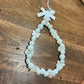 White Chunky Bow & Butterfly Beaded Phone Charm | Handmade