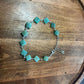 Green Aventurine Beaded Wire Loop Anklet & Bracelet