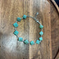 Green Aventurine Beaded Wire Loop Anklet & Bracelet