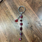 Minimal Red Evil Eye Protection Dangle Wire Loop Bag Charm/Keychain